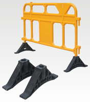 Panneau de sécurité mobile extensible Barricade garde-corps mobile en plastique barrière de sécurité routière barrière de construction barricade portable