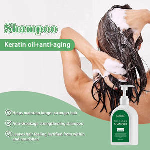 Shampooing anti-âge à l'huile de kératine liquide de marque privée réparation en profondeur shampooing fortifiant hydratant et lissant anti-casse - Product Image 3