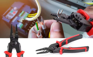 Alicates de Punta Larga CRV en Oferta, Juego de Alicates para Crimpar Cables - Product Image 3