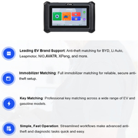XTOOL X100PADS EV Scanner tout-en-un, programmeur de clés IMMO, outil de correspondance antivol pour voitures à énergie nouvelle et à essence