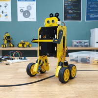 Kit de robot éducatif Arduino G.A.A.D.I 10 en 1 pour voiture, châssis de montage, modèle d'assemblage STEM DIY pour l'apprentissage de la robotique