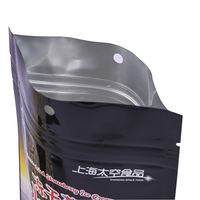 Sac d'emballage personnalisé en mylar de qualité alimentaire salé Sacs pochette debout avec logo à fermeture éclair Imprimé en couleur Pochette de 150 grammes