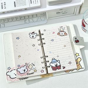 Quaderno A6 in PU con Disegno di Cucciolo, Elegante Quaderno per Studenti con Fogli Staccabili e Colorati - Product Image 6