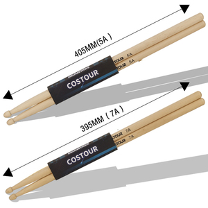 Baquetas de <span class=keywords><strong>Madera</strong></span> de Arce Costour al por Mayor con Logotipo Personalizado 5A/7A - Product Image 3