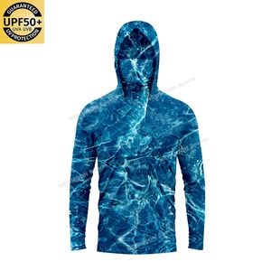 Ensemble de pêche personnalisé UPF 50, sweat à capuche de pêche par sublimation, séchage rapide, sublimation pour la pêche - Product Image 4