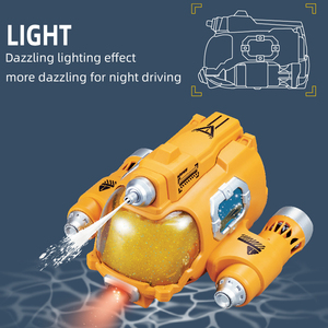 Bateau télécommandé étanche <span class=keywords><strong>2</strong></span>,4 GHz, mini bateau électrique à pulvérisation d'eau, haute vitesse, jouets RC pour enfants avec lumière éblouissante - Product Image 5