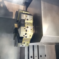 Tour CNC à lit incliné haute précision TCK6340S avec tourelle porte-outils hydraulique multi-stations