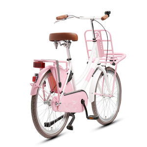 TXED-Vélo de ville classique de <span class=keywords><strong>26</strong></span> <span class=keywords><strong>pouces</strong></span> pour <span class=keywords><strong>femme</strong></span>, cadre en acier, selle souple, simple vitesse, frein V, vélo de route urbaine - Product Image 3