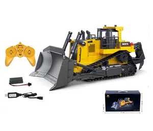 RC Engineering Vehicle Toys 1:16 HUINA heavy bulldozer made of alloy and plastic for boy toy gift
