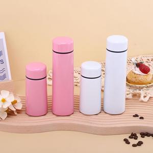 Powder Coated 5oz 9oz Mini Cute Pocket Water <b>Bottle</b> Double Wall Insulated Stainless Steel Water <b>Bottle</b> for Women and Kid - Product Image 1