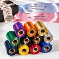 Harga Pabrik 110mmx300m Pita Transfer Termal Label Cetak Wax Resin Pita Printer Industri Pengemasan Kualitas Tinggi