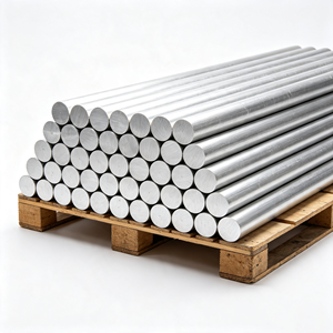 6060 T5 Aluminum Round Rod Extruded Solid Aluminum Alloy <b>Bar</b> 4mm 8mm 15mm Diameter Mill Finish for General Engineering Purpose - Product Image 2