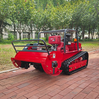 Tondeuse à gazon sur chenilles HIGHTOP HT-100A avec télécommande, 0-45 °   Adaptabilité aux pentes pour l'entretien des espaces verts