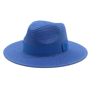 Allch biểu tượng tùy chỉnh mùa hè Bohemian rơm Sun <span class=keywords><strong>hat</strong></span> bán buôn rộng vành Roll-up Panama Fedora dành cho phụ nữ cho du lịch ngoài trời - Product Image 4