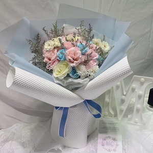 Fiori di ciliegio artificiali in sapone per decorazioni bouquet di San Valentino, decorazioni per matrimoni a tema <span class=keywords><strong>Sakura</strong></span> - Product Image 3