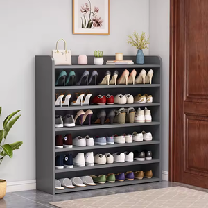 Meuble d'intérieur Meuble de rangement pour <span class=keywords><strong>chaussures</strong></span> Banc avec design moderne multicouche Armoire à <span class=keywords><strong>chaussures</strong></span> en bois - Product Image 6