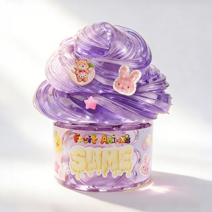 Kit de Slime de Cristal Personalizado Directo de Fábrica con Lindos Adornos de Zorro y Conejo, Textura de Mantequilla DIY, Logotipo OEM, Marca Privada, Juguetes a Granel, Set de Regalo - Product Image 1
