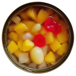 Các loại trái cây đóng hộp trái cây đóng hộp Cocktail ngọt ngào quýt cam lê táo cho ăn vặt lành mạnh - Product Image 4