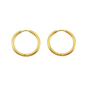 Pendientes de Flor de Acero Inoxidable con Baño de Oro 18K para Mujer, Estilo Francés Simple, Joyería de Moda - Product Image 6