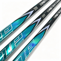 Bâton de hockey sur glace de haute qualité en fibre de carbone 165 cm 380 g avec tête courbée, lame P90/P92/P28, pour jeunes/juniors/intermédiaires/seniors