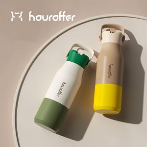 Houroffer Stainless Steel Water Bottle 500Ml Detachable Handle Travel Outdoor Use - Product Image 3
