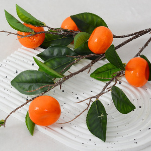 Branches de grenade artificielles Flower Delight, taille moyenne, en mousse, décoration d'intérieur, décoration de salon - Product Image 4