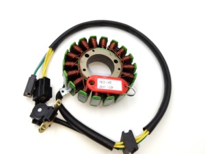Bobine de magnéto de moto pour Suzuki <span class=keywords><strong>GN</strong></span> <span class=keywords><strong>125</strong></span> GN1150 GS125 GS 150 Bobine de charge EN125 Bobine de stator 5 fils 18 pôles Assemblage de stator CC - Product Image 5