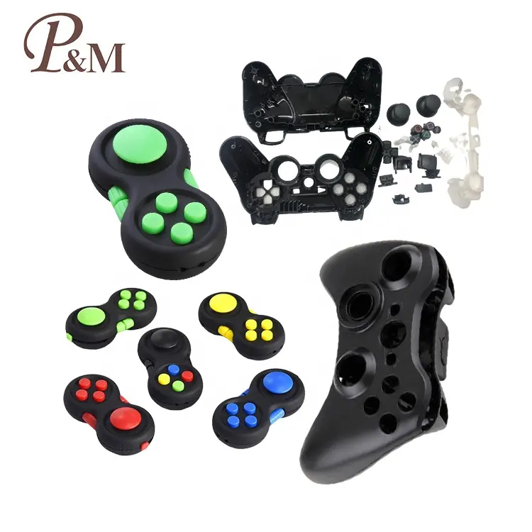 PM source factory customized PP PS PA6 PC PE ABS PVC plastic game handle and other plastic parts products