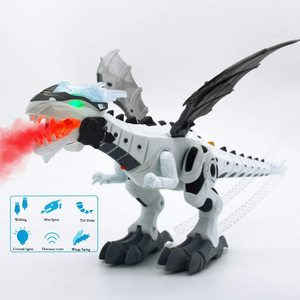Khủng Long Cơ Khí Phun Lớn YongnKids, Mô Hình Động Vật Đi Bộ Chạy Điện Có Cánh Hoạt Hình Khủng Long Robot Dinosaurio - Product Image 4