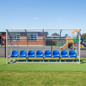 Refugio Móvil para Equipo de Fútbol de 6 Plazas, Banquillos para Fútbol con Asientos Tipo Cubeta para la Línea de los Reservas en Campos de Fútbol PY-ZBB-6 - Product Image 5