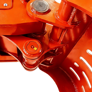 מחפר הידראולי מסתובב מדגם WMG04 של We-Attach, בעל כושר הרמה של 6-10 טון, עם גריפר מיון/בחירה להריסה. - Product Image 5