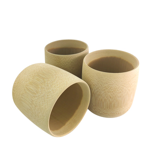 Taza de bambú orgánico Biodegradable, 100% Natural, para beber café, té, venta al por mayor - Product Image 5