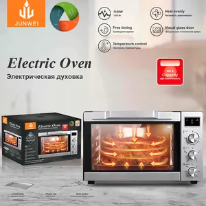 Grosir oven listrik microwave roti, owen 55L 60L 80L 100L 120L kustom Harga Murah meja memasak atas 220v oven