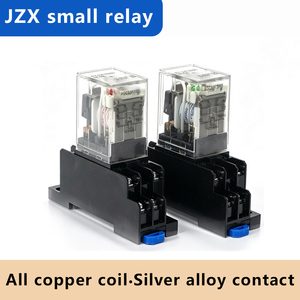 รีเลย์แม่เหล็กไฟฟ้าขนาดเล็ก รุ่น <span class=keywords><strong>JZX</strong></span> ซีรีส์ AC110V พร้อมไฟแสดงสถานะ ขดลวดทองแดงทั้งหมด - Product Image 2
