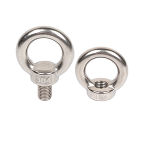 Tuercas de Anillo de Elevación de Acero Inoxidable 304 FLYHIGHER M6-M14, Grado 8.8, Acabado Liso, Resistentes, y Pernos de Anillo Marinos para Tornillos de Ojo - Product Image 2