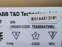 Relais de protection d'unité de base 752000A7XEU REF542PLUS pour PLC