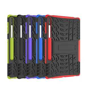 Shockproof 2 in 1 Hybrid Rugged Silicon Case For Samsung Galaxy Tab A 8.0 T350 Tablet Kickstand Case Cover