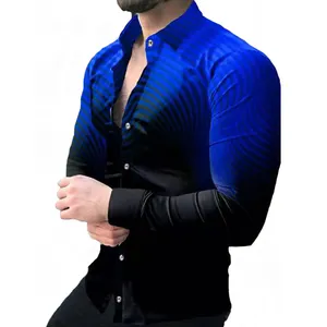 Eerste Klas Kwaliteit Mode Doek Rockabilly Over Man Bloem Shirt