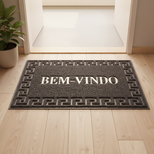 Tapis en PVC modernes antidérapants et résistants à la corrosion, tapis d'entrée personnalisés avec logo, tapis de porte d'entrée embossés pour la maison - Product Image 2