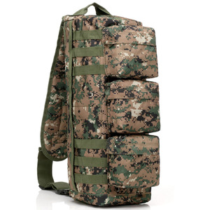 Hot Top Qualité Pas Cher Prix Numérique Woodland Camo Go Pack Sling Bag Tactique - Product Image 1