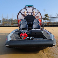 CHEERY Bateau de travail à moteur in-bord, hydravion à fond souple, amphibie, multi-usage, navire de sauvetage d'urgence, capacité de charge de 0,8T