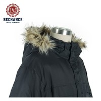 Mode grande taille veste fausse fourrure manteau à capuche chaud hiver Parka hommes Canada Style duvet d'oie farce vêtements d'hiver pour unisexe