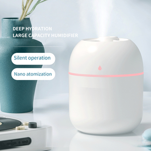 220Ml Usb Koele Mistsproeier Met Nachtlampje Voor Slaapkamer Huis Auto Geurstof Diffuse Luchtbevochtiger