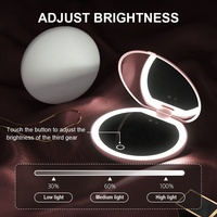 Nouvelle Arrivée Miroir Intelligent à Caméra UV Rechargeable pour Maquillage de Voyage avec Lumière, Test de Crème Solaire et Protection de la Peau