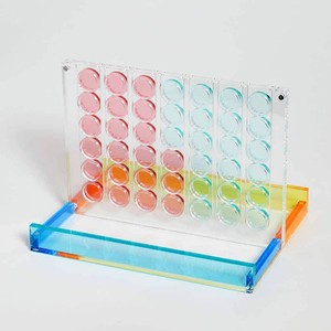 Juego de Mesa de Lujo de Acrílico 4 en Raya Gigante, Juego de Conexión Familiar Divertido, Juguete de Estrategia de Cristal <span class=keywords><strong>para</strong></span> Interiores - Product Image 3