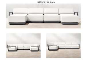 Juego de sillas de mesa de comedor al aire libre de jardín blanco de Venta caliente de suministro de fábrica juegos de jardín de aluminio fundido - Product Image 6