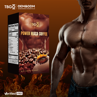 2025 TBG OEM Café Instantané Puissance Hommes Énergie Café Maca Poudre Plus Sacs Énergie Boost Amélioration Boissons Café pour Hommes