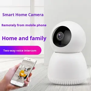 Baby Monitor WiFi 3MP Full Color 360 gradi con visione notturna Pan-Tilt e sirena integrata per la sicurezza domestica - Product Image 1
