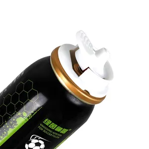 Matchs de football Arbitre Vanishing Foam Marquage Spray Chine fournisseur Aeropak 90g Arbitre Football Foam Spray