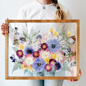 Cadre photo en bois de chêne écologique de qualité supérieure, couleur et logo personnalisables, forme sur mesure, décoration intérieure/cadeaux avec verre trempé - Product Image 1
